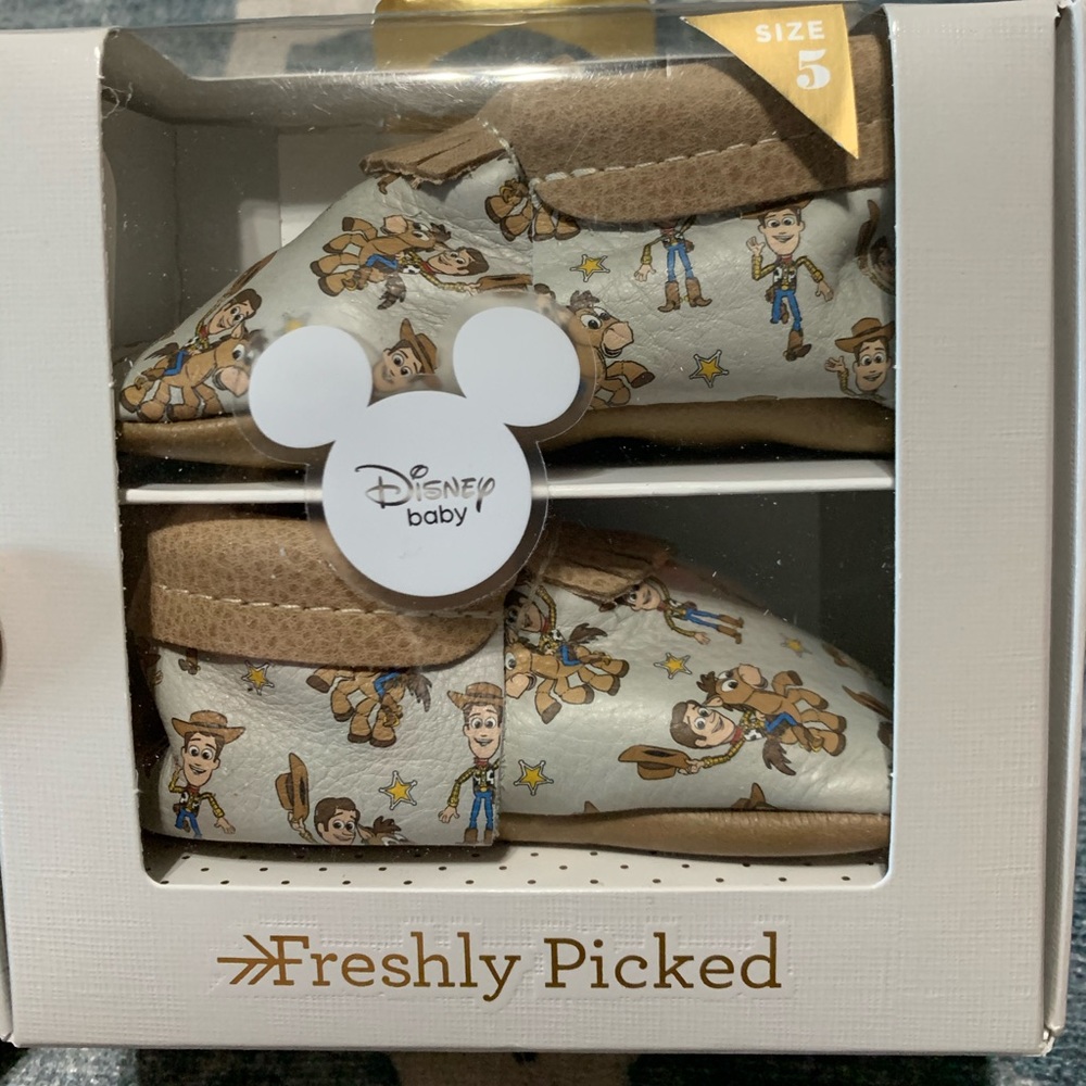 Freshly Picked Size 5 Woody From Toy Story Moccs